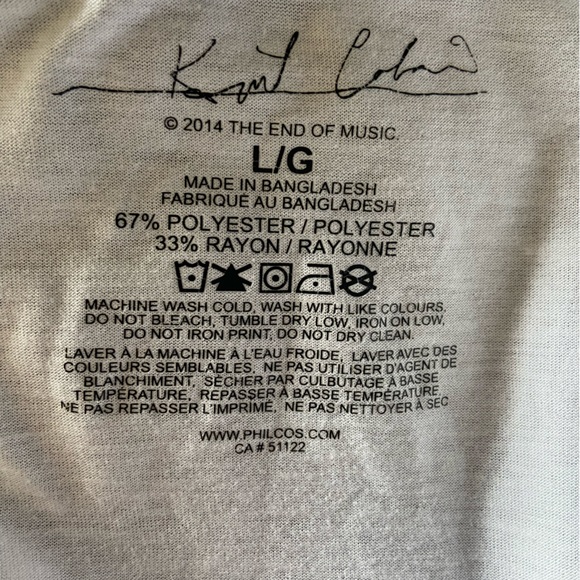 KURT COBAIN official merch - Picture 4 of 7